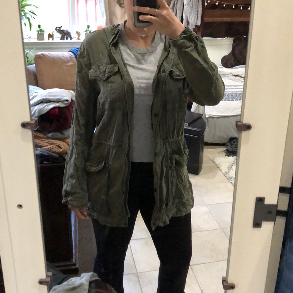 Green Abercrombie & Fitch jacket